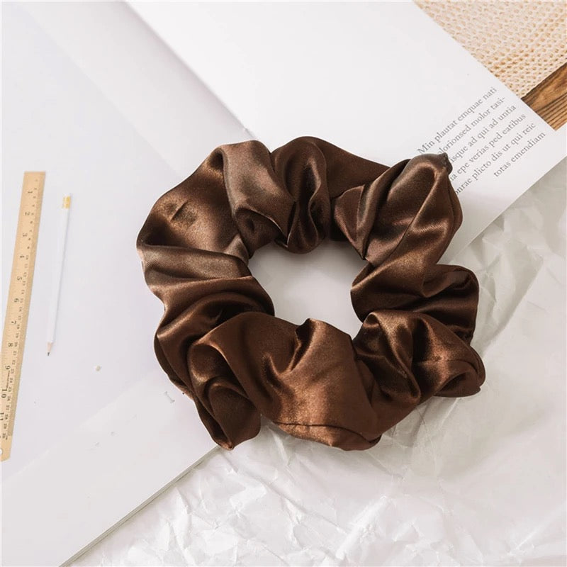 Satin Scrunchies - Silk Scrunchies - Hair Accessories - Luviana